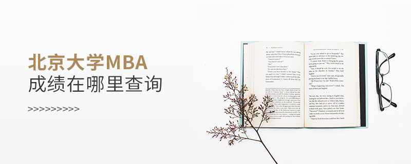 北京大學MBA成績在哪里查詢
