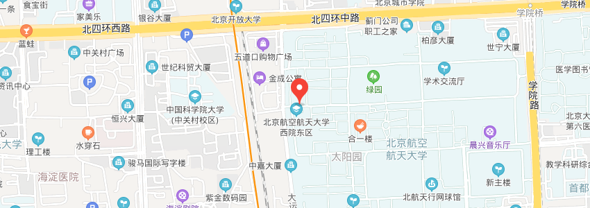 北京航空航天大學學校地圖