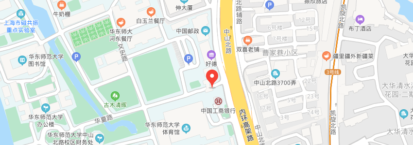 華東師范大學地圖 華東師范大學地圖