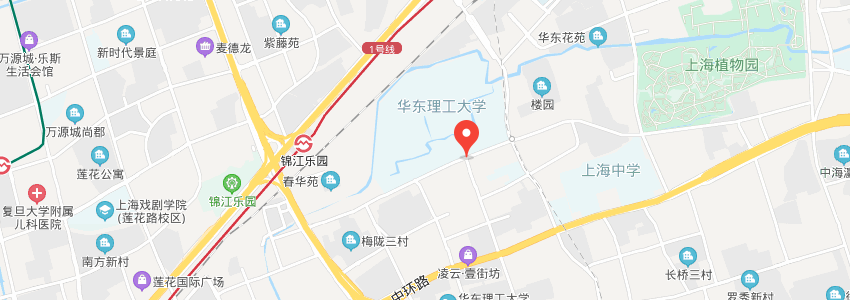華東理工大學(xué)學(xué)校地圖