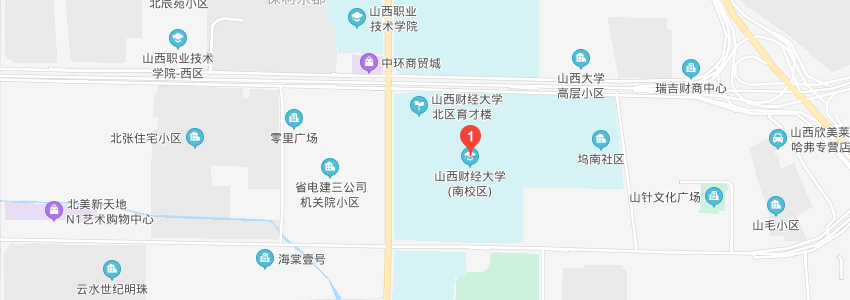 山西財經大學學校地圖