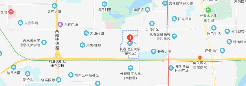 長(zhǎng)春理工大學(xué)學(xué)校地圖