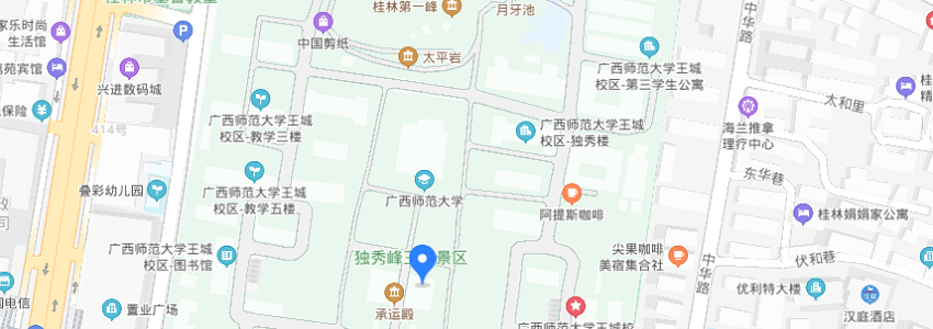 廣西師范大學學校地圖