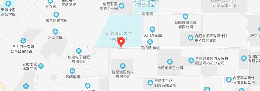 安徽建筑大學學校地圖