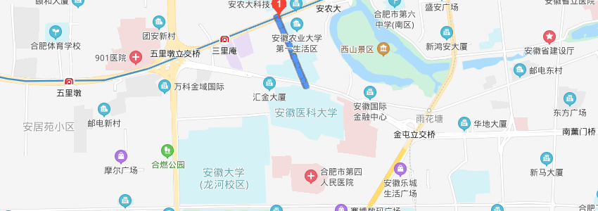 安徽醫科大學學校地圖 安徽醫科大學學校地圖