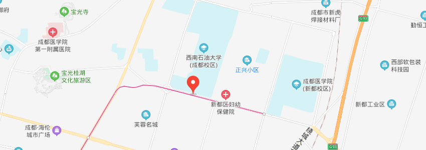西南石油大學學校地圖 西南石油大學學校地圖