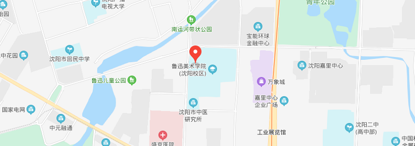 魯迅美術學院學校地圖 魯迅美術學院學校地圖