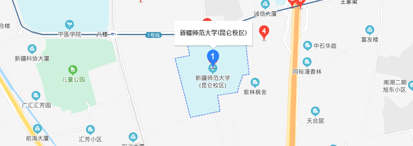 新疆師范大學(xué)學(xué)校地圖