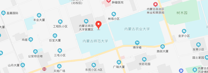 內蒙古師范大學學校地圖 內蒙古師范大學學校地圖