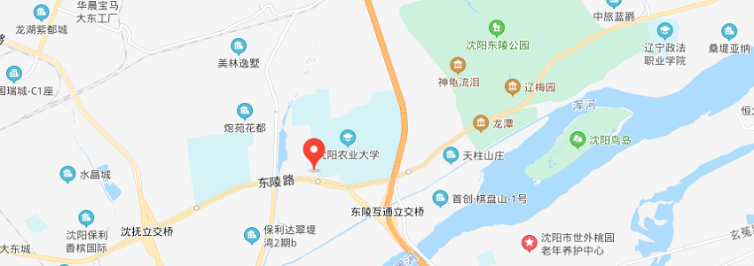 沈陽農業大學學校地圖