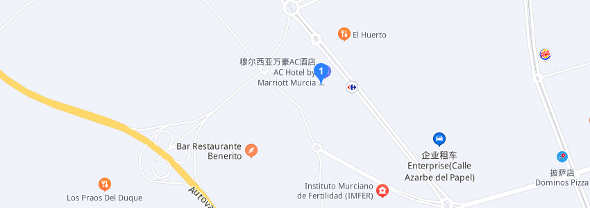 西班牙穆爾西亞大學學校地圖 西班牙穆爾西亞大學學校地圖