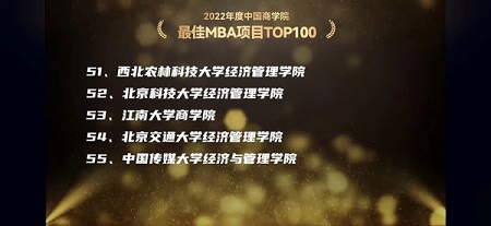 西北農林科技大學MBA又雙叒叕入選“中國商學院最佳MBA項目TOP100”榜單 西北農林科技大學MBA又雙叒叕入選“中國商學院最佳MBA項目TOP100”榜單