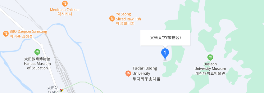 韓國又松大學學校地圖