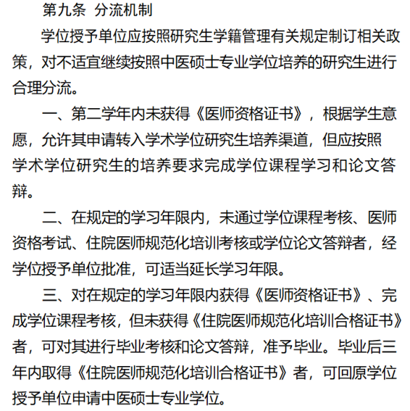 中醫專業學位設置方案 中醫專業學位設置方案
